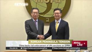 China backs full enforcement of UN sanctions on DPRK [upl. by Jocelyne]