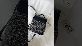 unboxing the goyard alpin mini backpack [upl. by Alaecim]