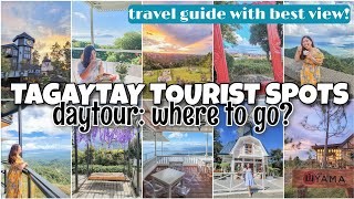 TAGAYTAY TOURIST SPOTS MUST VISIT FOR DAYTOUR TRIP [upl. by Adigun]