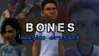 Bones Camp cretaceous Campamento cretacico Imagine dragons Vol 2 AMV [upl. by Tomkins696]