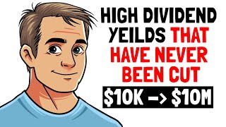 5 High Yield Dividend Stocks That Have NEVER Cut Their Dividends [upl. by Frohman]