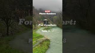 Gods Phone Numbers Scriptures to Call on in Times of Need 🙌🏽godsnumbers bibleverses faith [upl. by Enair]