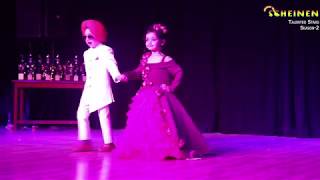 JUNIOR COUPLE MODELING PERFORMANCE  SCHEINEN TALENTED STARS SEASON 2  YAMUNANAGAR [upl. by Nnylassej82]