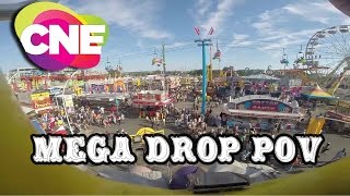 CNE Mega Drop OnRide POV 1080o HD [upl. by Baiss532]