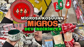 MİGROSDA DEV İNDİRİM💃  ŞOK OLACAKSINIZ 🏃‍♀️ YILBAŞINA ÖZEL ŞAHANE İNDİRİMLER😍 ÇEYİZ ALIŞVERİŞİ [upl. by Dugaid]