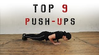 Top 9 Push Ups  Lagartijas  Planchas  Ejercicios Pecho  Triceps [upl. by Chu]