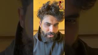 Ravindra Jadeja says Pushpa Dialogue  Jadeja  Shorts [upl. by Usanis]