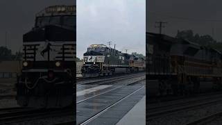 NS 1074 Lackawanna Trails 2nd on a NB Intermodal [upl. by Ikcin]