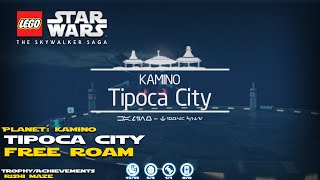 Lego Star Wars The Skywalker Saga Kamino  Tipoca City FREE ROAM  HTG [upl. by Ainos]