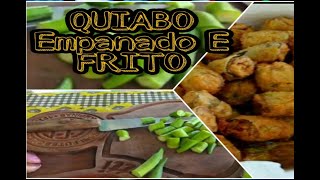 QUIABO EMPANADO E FRITO [upl. by Mehcanem]