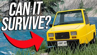 Can The Slowest Car In BeamNG Survive The Flood [upl. by Akerdal]