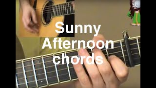 Sunny Afternoon chords [upl. by Chrisoula]