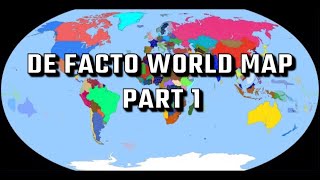 Creating a DE FACTO world map with your help [upl. by Holey444]