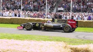 Donuts Burnouts amp Wheelies at Goodwood Festival of Speed 2011 HD [upl. by Jonna]