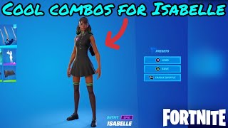 Cool combos for the Isabelle skin in Fortnite [upl. by Lladnik]