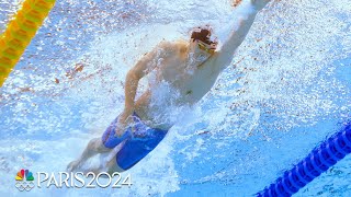 Pan Zhanle of China breaks 100m freestyle world record leading China to 4x100 relay gold at Worlds [upl. by Karolyn]