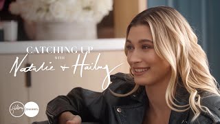 Hailey Bieber Opens Up About Comparison  Catching Up With Natalie amp Hailey PART 2 [upl. by Kippie]