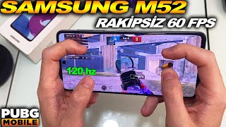 Kazıklandık Ama 60 Fps  Samsung M52 İnceleme ve Pubg Test [upl. by Akeit394]