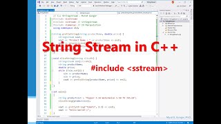 String Stream in C Slicing  Composing String [upl. by Buzzell]