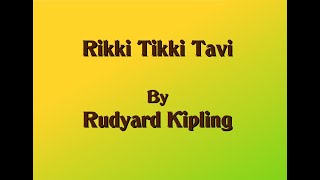 Rikki Tikki Tavi By Rudyard Kipling an Audiobook with Storyman [upl. by Whall]