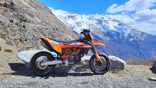 KTM 690 SMCR 2023 pure sound [upl. by Nomled855]