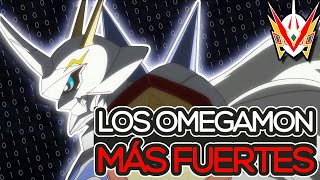 Top 5 OmnimonOmegamon Más PODEROSOS de Digimon [upl. by Ettennal848]