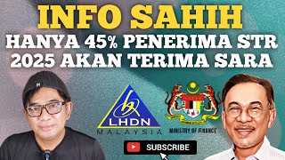 SAHIH STR DAN SARA 2025 PENERIMA SARA 2025 HANYA 45 SAHAJA [upl. by Seldan]