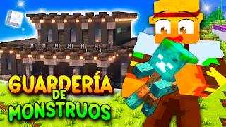 Hice una MEGA GUARDERÍA para MONSTRUOS BEBÉS en MINECRAFT 🍼🧟 [upl. by Pliske]