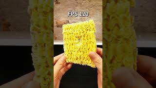 GEL Blaster VS Instant Noodles 60240 FPS [upl. by Essirehs]