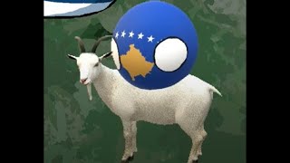 Kosovo on goat meme song Oj Alija Aljo SPED UP [upl. by Igig618]