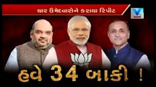 Gujarat Vidhan Sabha Polls BJPs 34 seats waiting for Candidates to be sealed  Vtv News [upl. by Lebasiairam861]