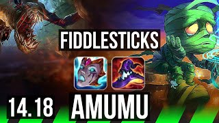 FIDDLESTICKS vs AMUMU JGL  Rank 3 Fiddle 9110 Legendary 700 games  BR Challenger  1418 [upl. by Yajiv633]