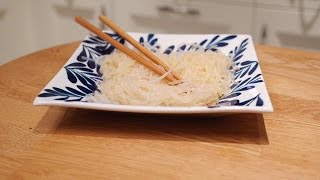 How to Cook Japanese Shirataki White Noodles  GoodnessDirect [upl. by Gherlein]