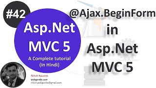 42 AjaxBeginForm in MVC  mvc tutorial for beginners in net c [upl. by Nylrebmik]