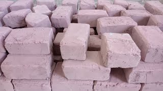 Extra Soft crispy Gym Chalk blocks mass crush  fluffy Crunchy  Satisfying  ASMR [upl. by Ahsimal505]