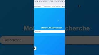 Moteur de recherche puissant avec JavaScript fetch coding javascript css moteurderecherche [upl. by Nayarb]