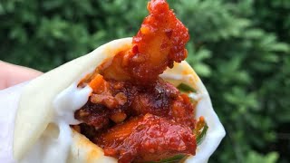 Chilli Dragon Shawarma  Restaurant style Chinese shawarma recipe in hindi [upl. by Cynarra399]