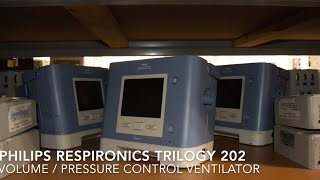 Philips Respironics Trilogy 202 Ventilator  Stop Motion Medical Equipment [upl. by Yralih]