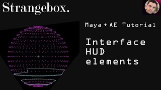 Maya and After Effects interface and HUD elements [upl. by Janeczka]