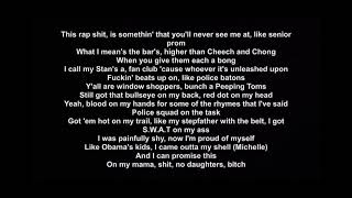 Eminem  Parables Verse Lyrics [upl. by Julianne]