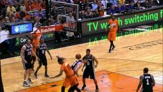 Aron Baynes Dunks on Markieff Morris Then Brother Marcus Gets Revenge [upl. by Norok]