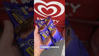 Trying Kwality walls Cadbury crackle feast😍 ad kwalitywalls cadburyfeastcrackle viral shorts [upl. by Telrats938]