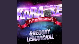 A Corps Perdu — Karaoké Playback Instrumental — Rendu Célèbre Par Grégory Lemarchal [upl. by Endor302]