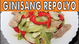 Ginisang Repolyo Recipe by CookinGee [upl. by Clarhe930]