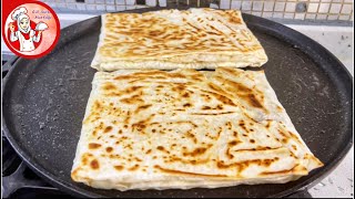 5 DAKİKADA HAZIR YUFKADAN GÖZLEME😋börek tarifleri [upl. by Koerner350]