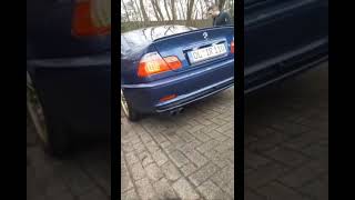 Bmw e46 325i sound Bastuck exhaust [upl. by Ajuna]