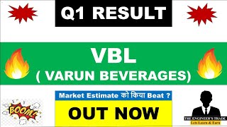 VBL Q1 Results 2025  Vbl Result Today  VBL Share Split  Vbl Latest News  Varun beverages share [upl. by Onaicul]