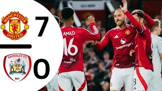 Antony Back His Scoring  Manchester United Vs Barnsley  All Goals amp Extended Highlight [upl. by Einnok517]