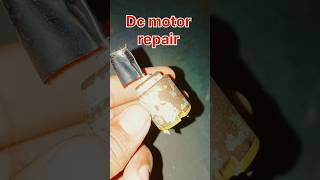 Dc motor repairvideo experiment [upl. by Elleirol]