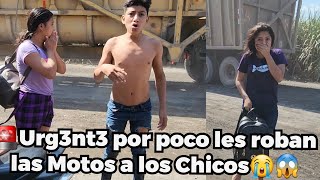 🚨DIOS MIO😱Ladrones persiguen a los chicos en medio de los Cañales😭😱Los Chicos entran en P4nico😭😰 [upl. by Lorin105]